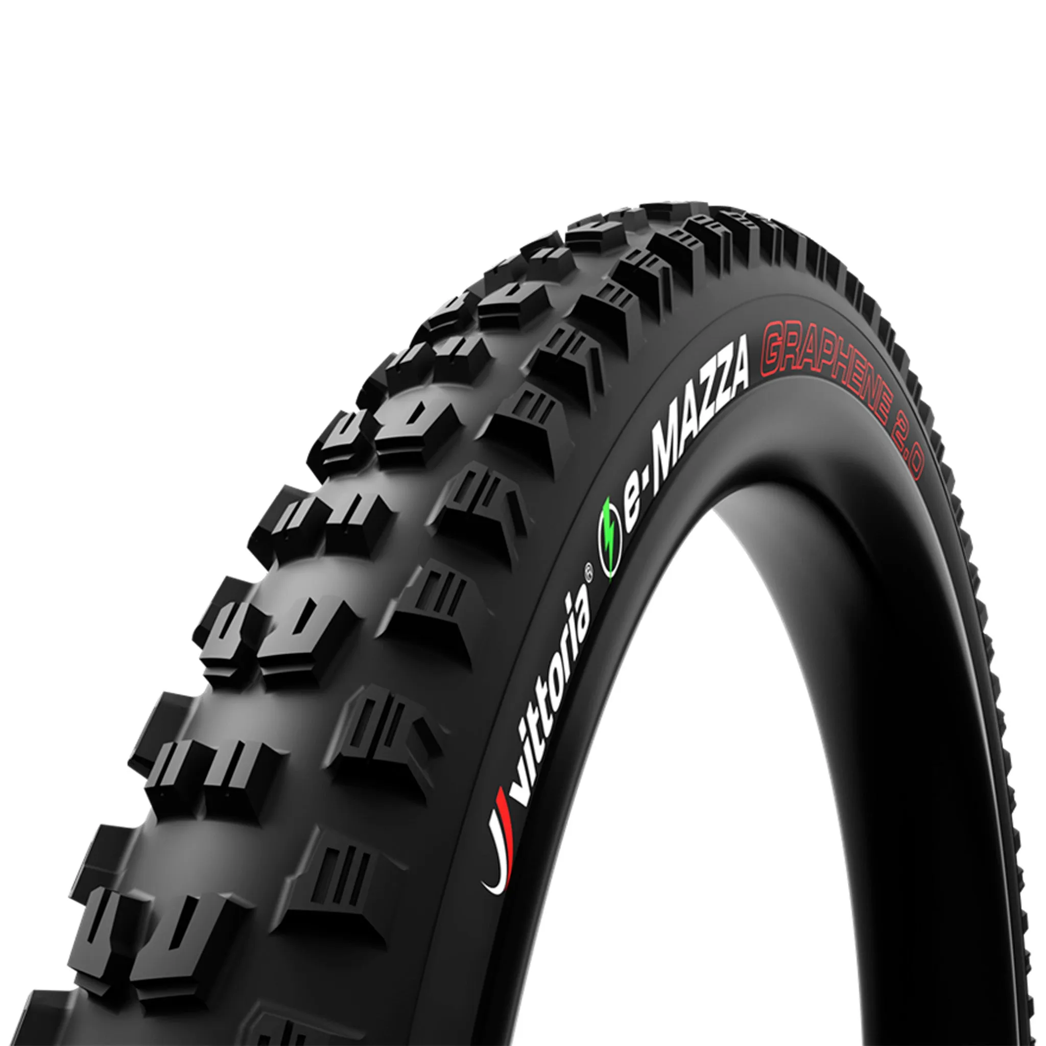 Vittoria e-Mazza Tire - 27.5 x 2.4 Tubeless 2PLY Folding Black Enduro G2.0