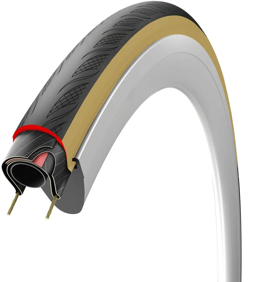 Vittoria Rubino V Tire - 700 x 32 Clincher Folding BLK/Tan 1C Graphene   Silica G2.0