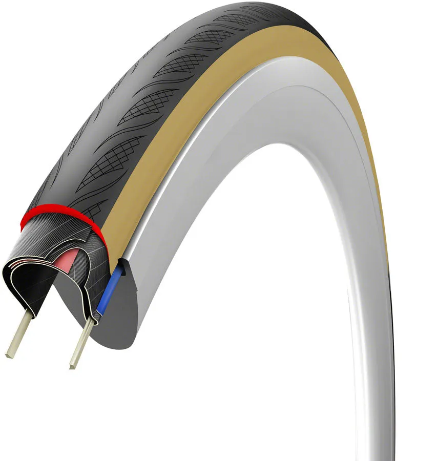 Vittoria Rubino V Tire - 700 x 32 Tubeless Folding BLK/Tan 1C Graphene   Silica G2.0