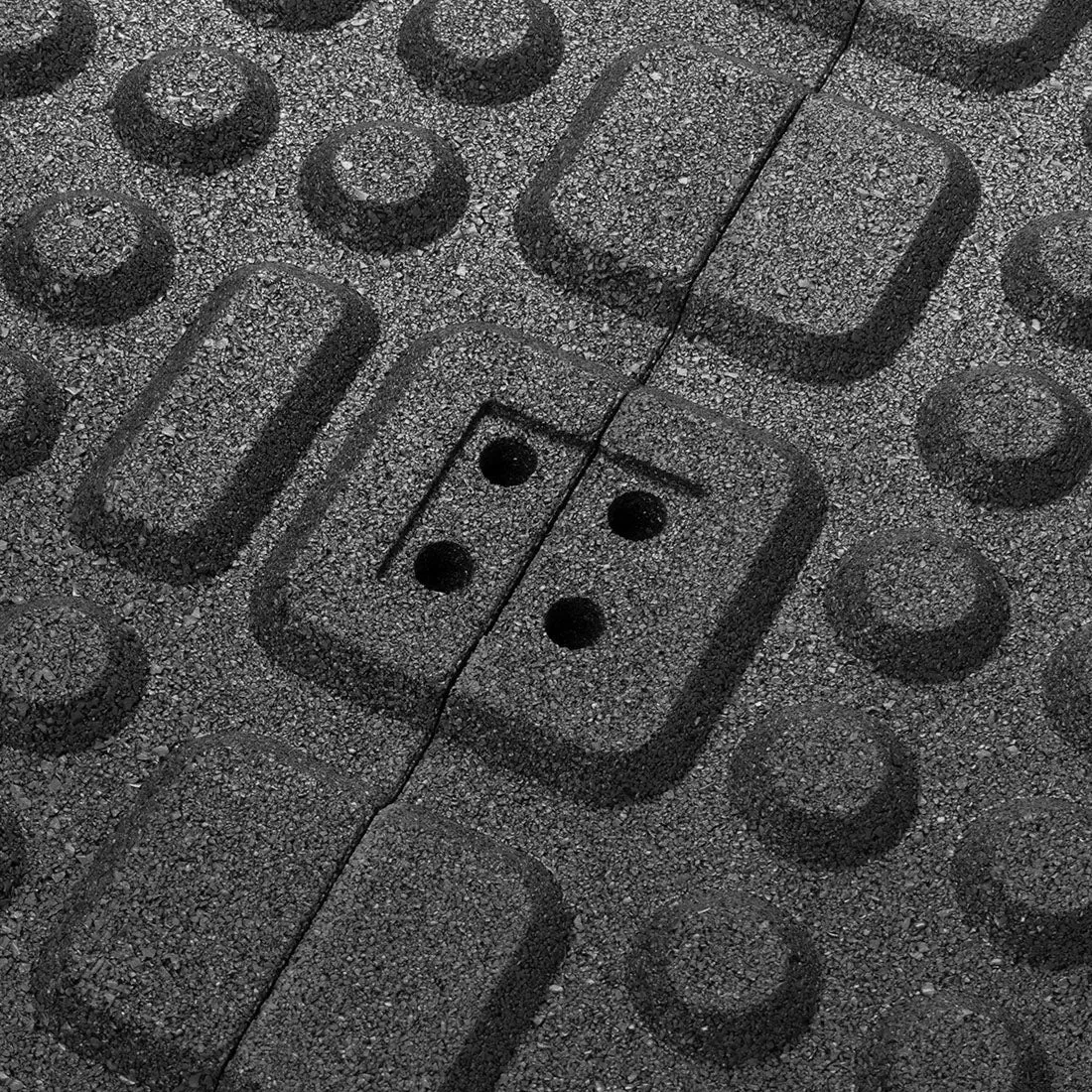 Weight Lifting Platform - Acoustic Rubber 50mm Smai