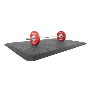 Weight Lifting Platform - Acoustic Rubber White Fleck 50mm Smai