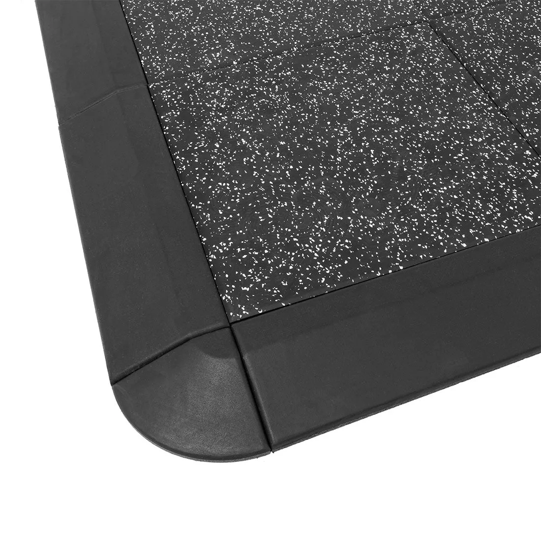 Weight Lifting Platform - Acoustic Rubber White Fleck 50mm Smai
