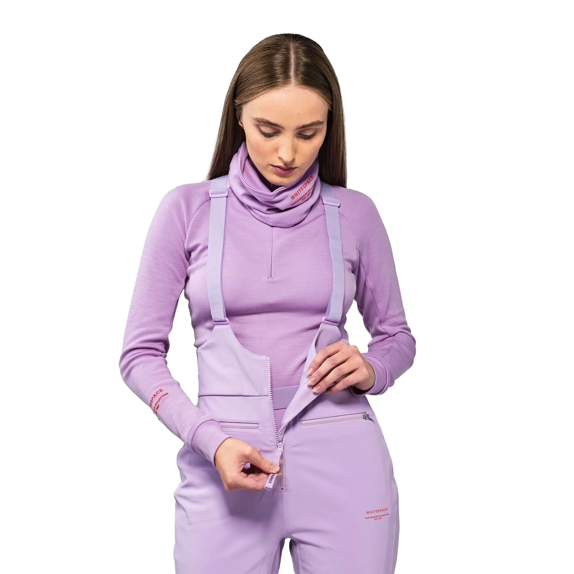 Whitespace Women's High Waisted Bib Pant