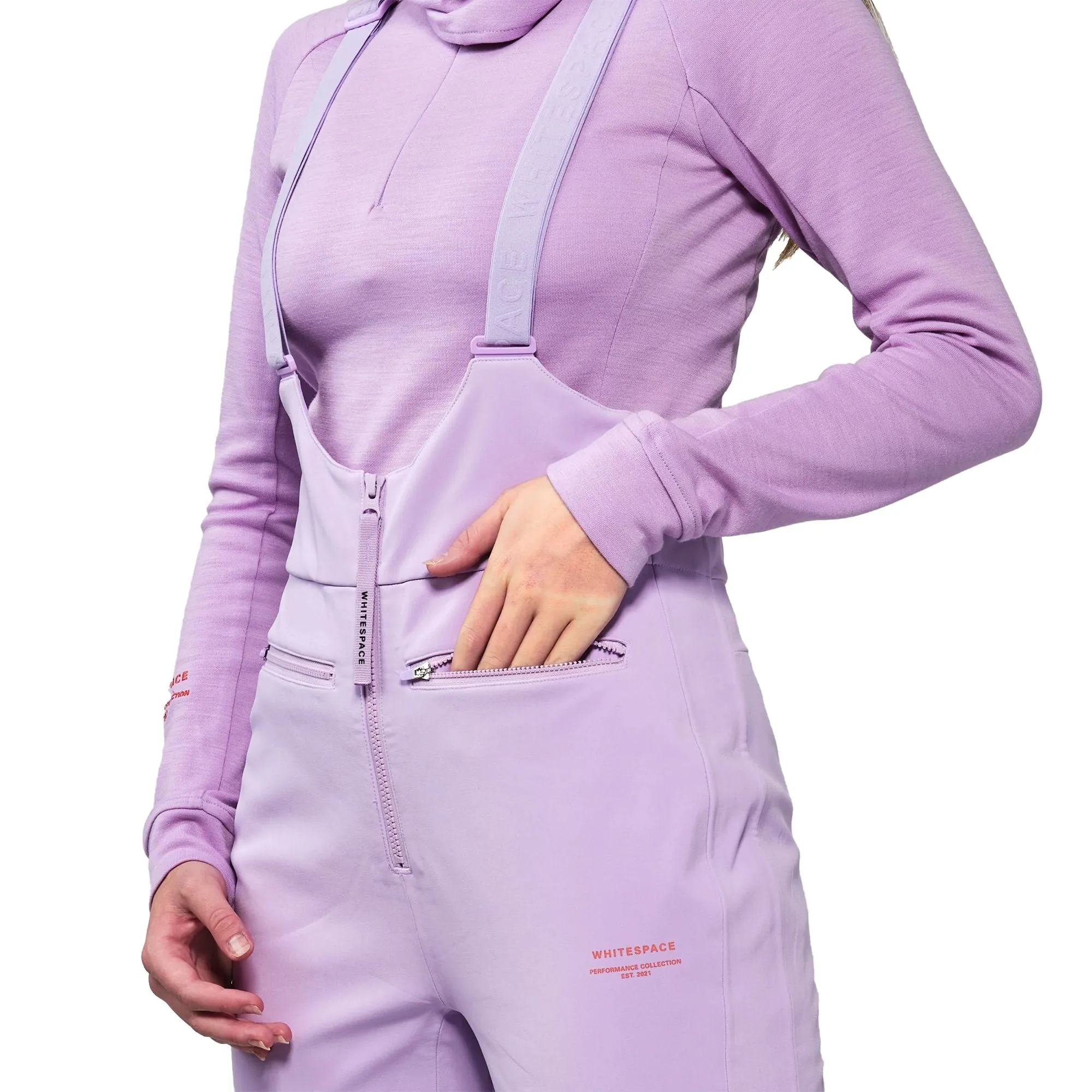Whitespace Women's High Waisted Bib Pant