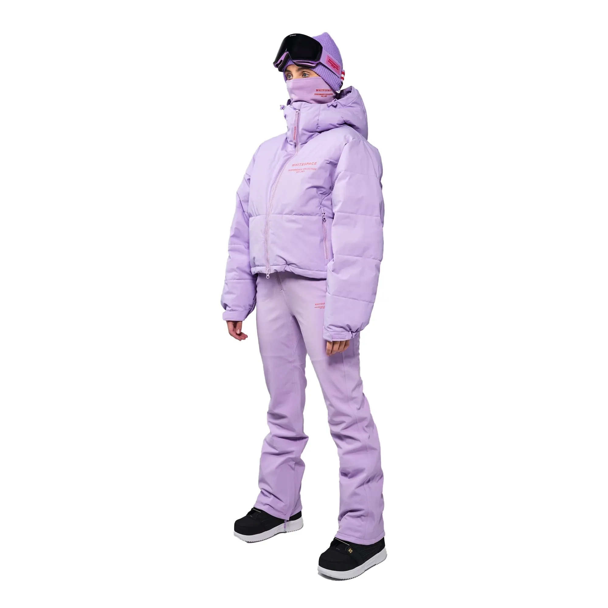 Whitespace Women's High Waisted Bib Pant