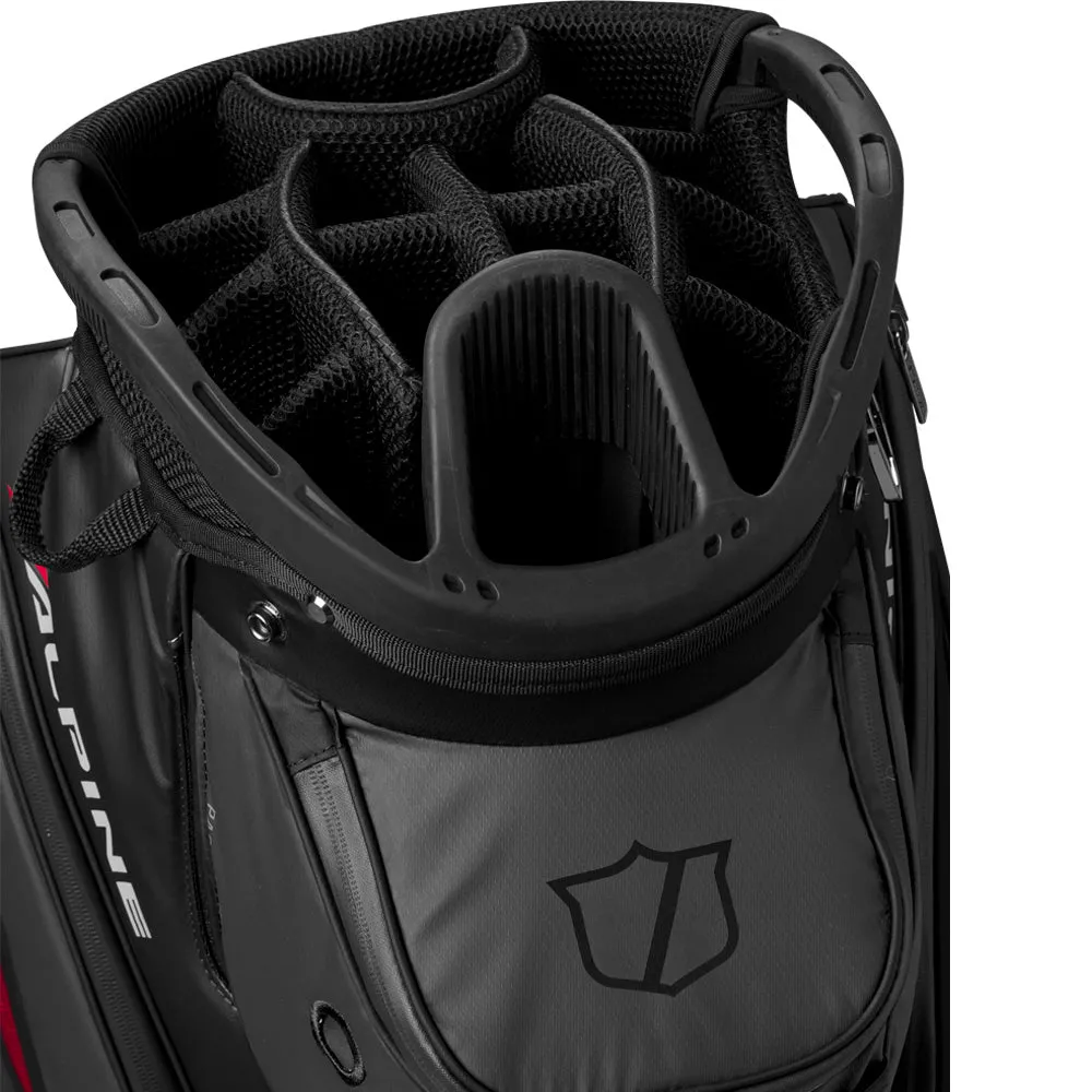 Wilson Alpine Cart 14 Bag - Light Grey/Black