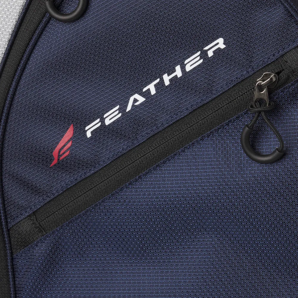 Wilson Feather Cart Bag - Navy/Silver