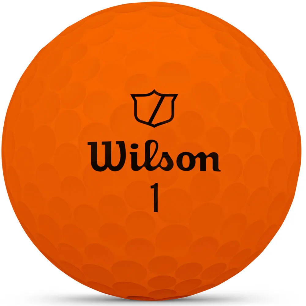 Wilson Staff Duo Soft Golf Balls - Orange - 12 Pack