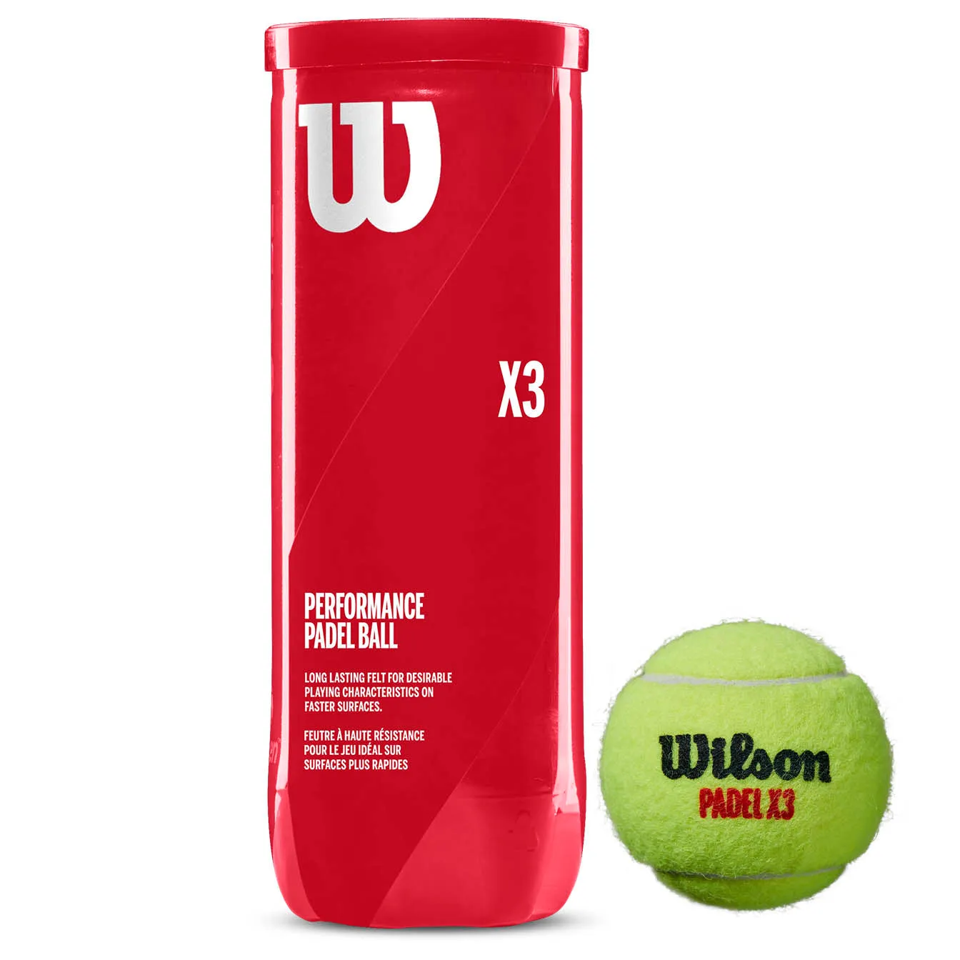 Wilson X3 Padel Balls - 1 Dozen