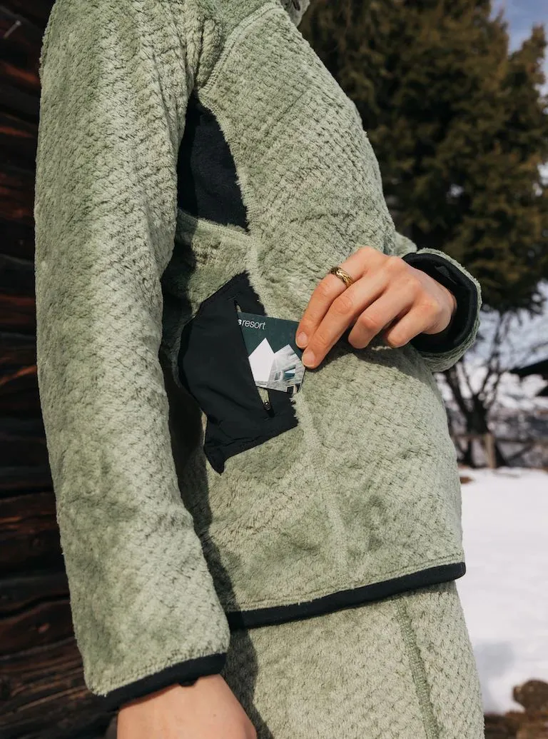Women's Burton [ak] Baker Hi-Loft Quarter-Zip Fleece