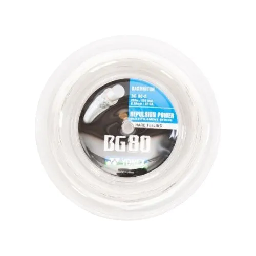Yonex BG80 Badminton String - 200m Reel